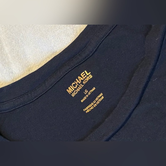 Michael Kors Navy Blue Tee-shirt - Picture 2 of 2